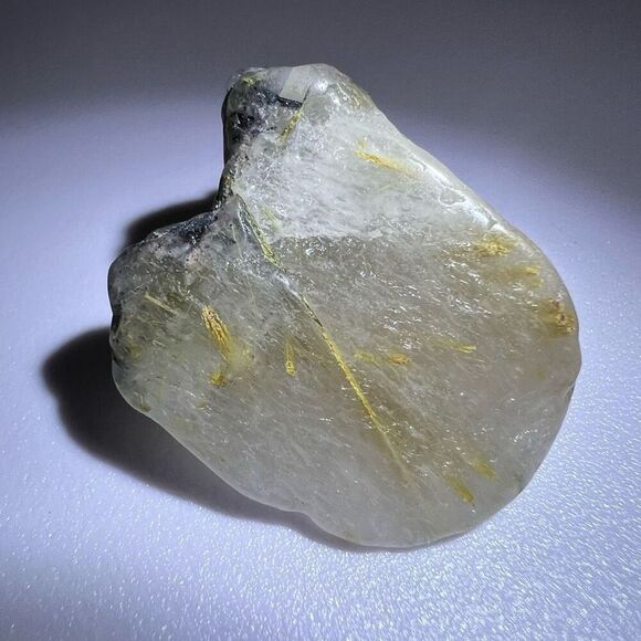 Golden Rutilated Quartz‎ Crystal Freeform (#7) - Picture 3 of 11